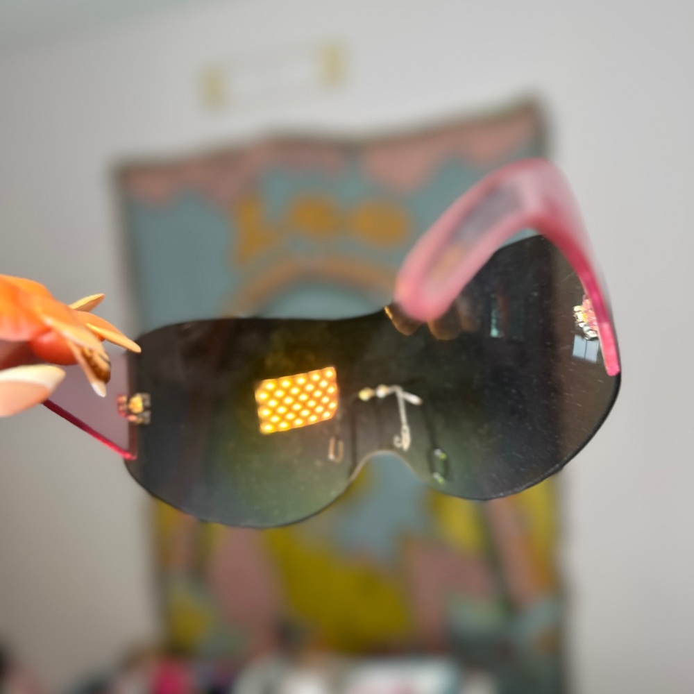 Futuristic Rainbow Visor Sunglasses - image 8